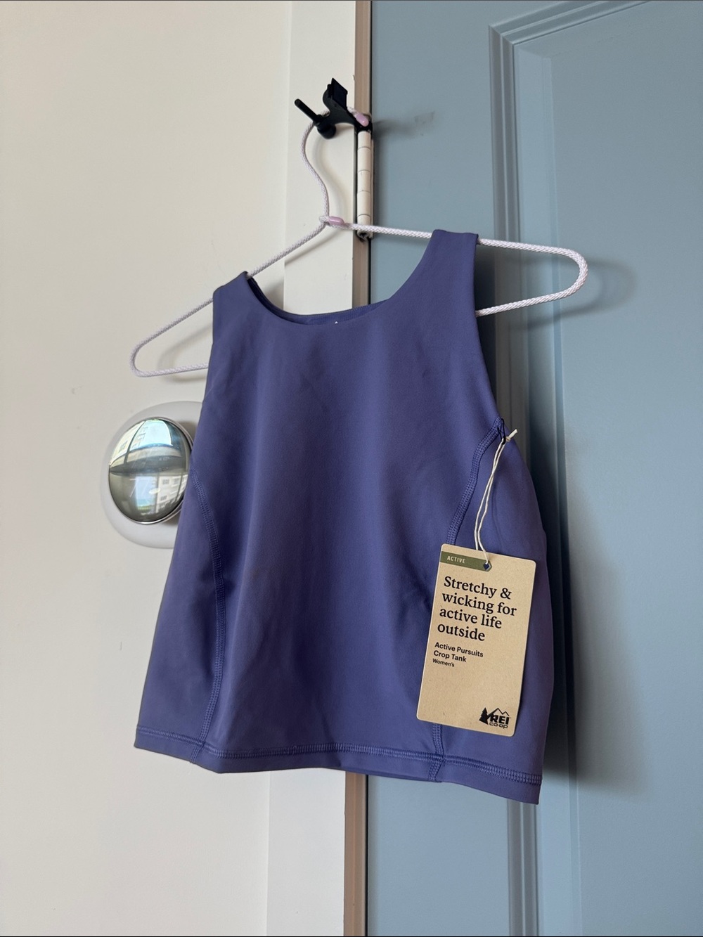 REI Active Pursuits Crop Tank Top - Horizon Purple